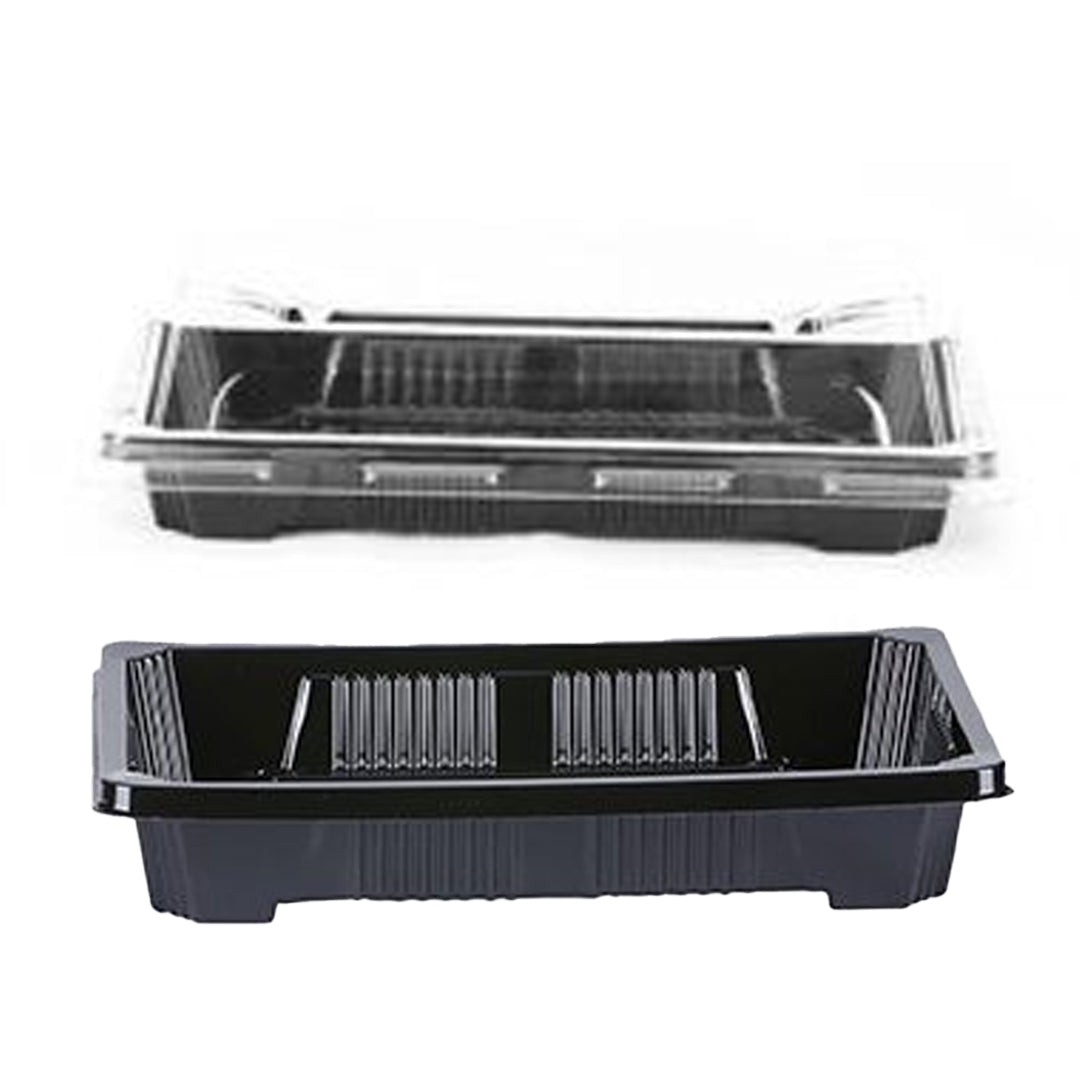 Hotpack Black Base Sushi Containers with Lid SC01 5PCS | B.6291101713706 (SR/TX/OOS-TX)