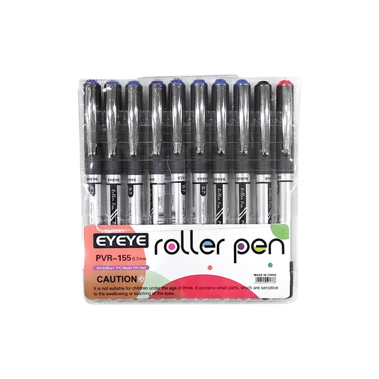 Eyeye Roller Pen 8Pcs-Blue + 1Pcs Black + 1Pcs Red | B.6920024595778 (OS-OO-ON-TX)
