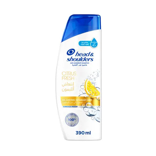 Head & Shoulder Anti Dandruff Shampoo Citrus Fresh 390ml | B.20040310 (ONH-OES-OEH)