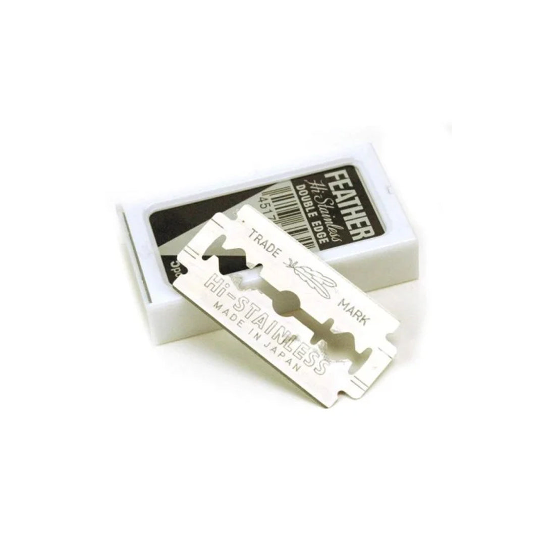 Feather High Stainless Double Razor Blades, 5 Pieces | B.20030818 (ER-EI-CS-)