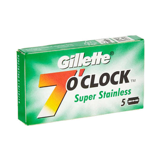 Gillette 7 o'clock Blade Super Stainless 5pcs | B.99927097 (OR-OI-NS)