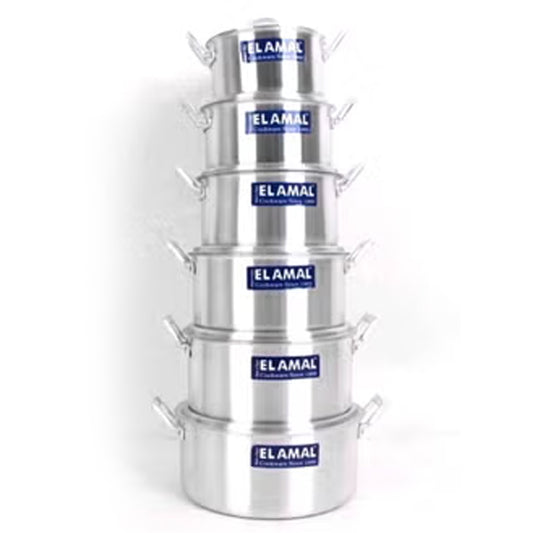El Amal 6PCS Set Cookware | B.17-23078 (OMS-OMH-OIS)