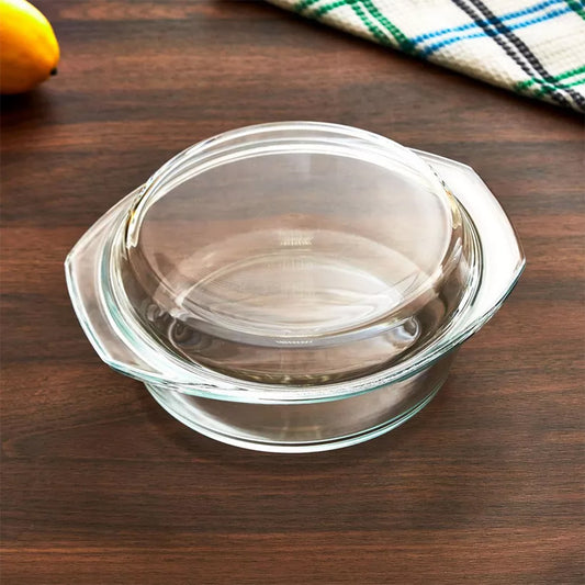 Glass Round Baking Dish with Lid 1.5L | B.6941158661245 (IS-IC-OSS )