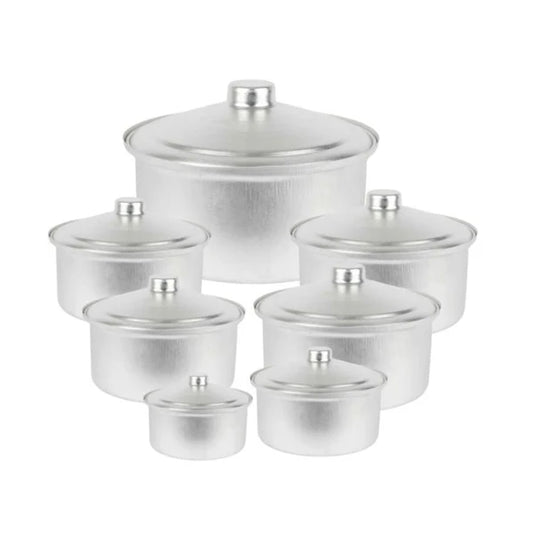 Tiba Aluminium Pot Set 8PCS | B.6224002094087 (RC-RM-MN)