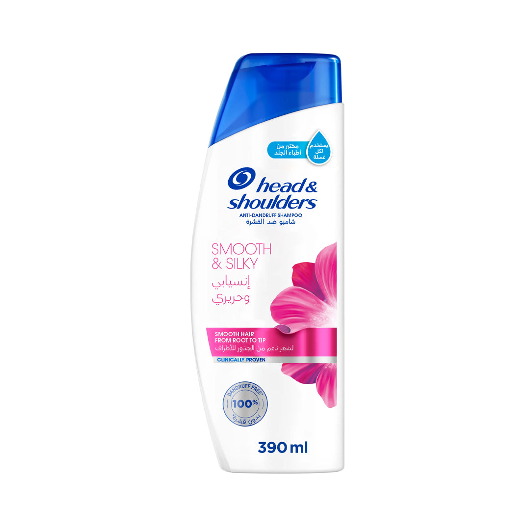 Head & Shoulder Anti Dandruff Shampoo Smooth & Silky 390ml | B.20040310 (ONH-OES-OEH)