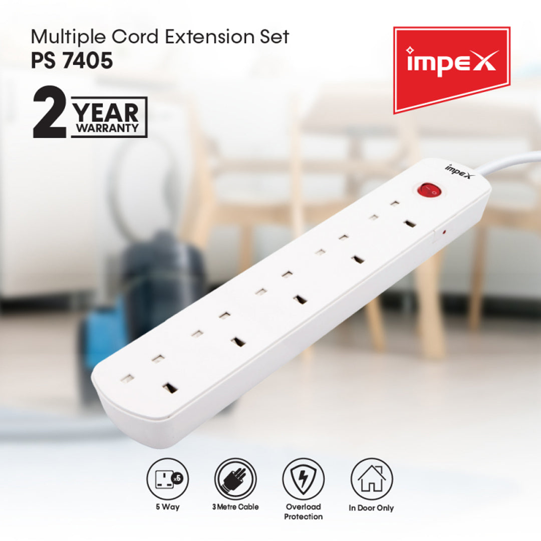 Impex Multiple Cord Extension Set PS 7405 | B.6287035160075 (HO-HE-HA)