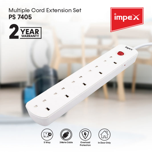 Impex Multiple Cord Extension Set PS 7405 | B.6287035160075 (HO-HE-HA)