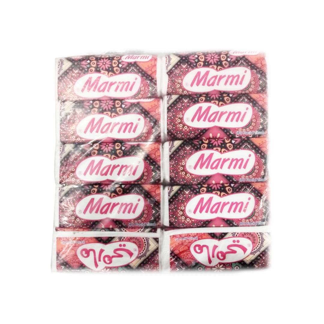 Marmi Tissue 180 Facial Tissue X 10 Packs | B.99867959 (OSM/OON/OOC-TX)