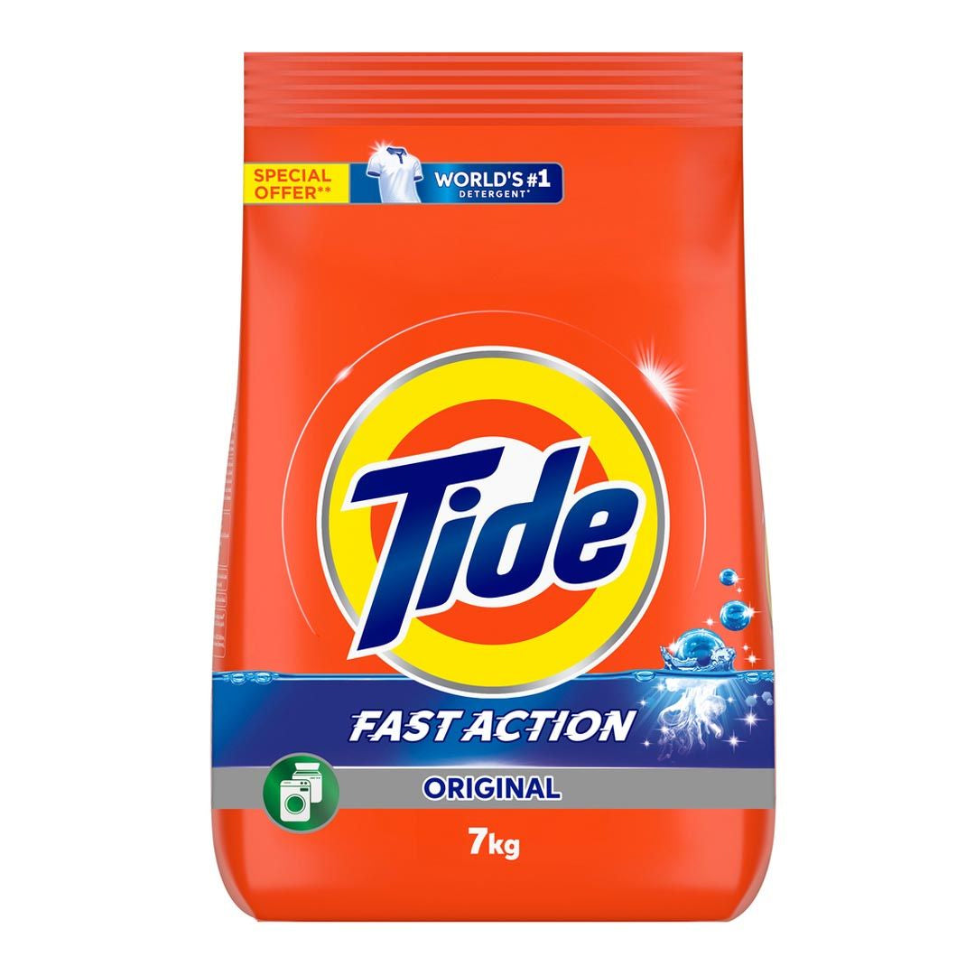 Tide - Fast Action Laundry Detergent Powder - 7 Kg | B.99930295 (OAN-OAR-ORN-TX)