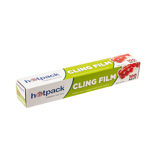 Hotpack Pvc Food Wrap Film- 100 Sq.Ft 30cmX31m | B.99929053 (IS/IC/IM-TX)