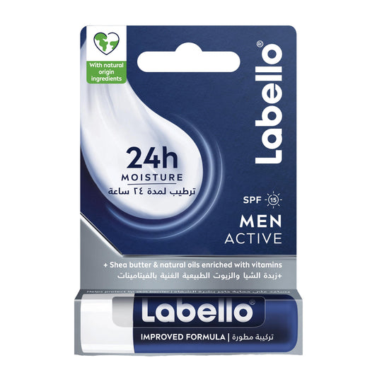 Labello Active Care For Men Lip Balm 4.8g | B.99892432 (OSE/OSA/OSI)