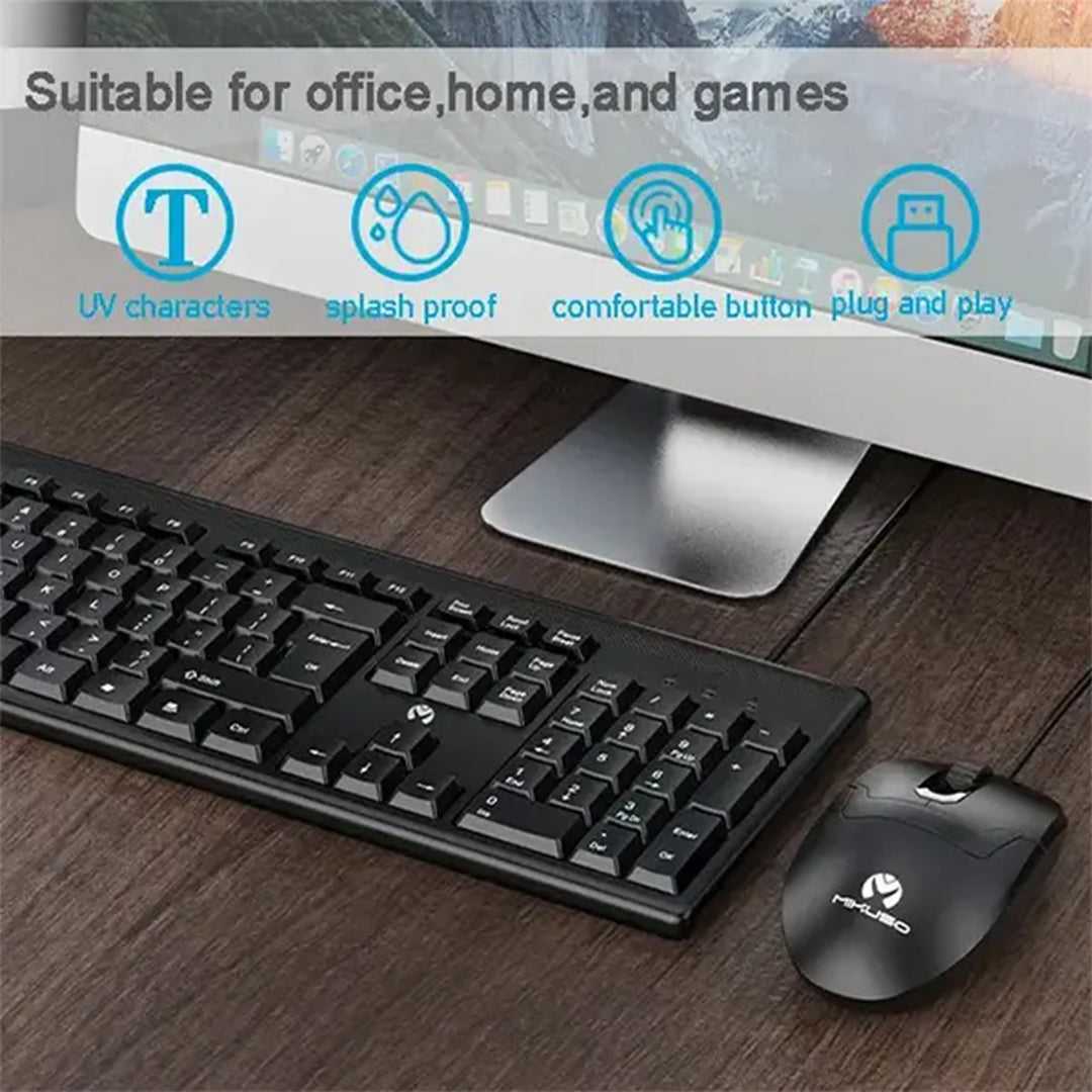 Wired Keyboard Mouse Combo Set Mikuso