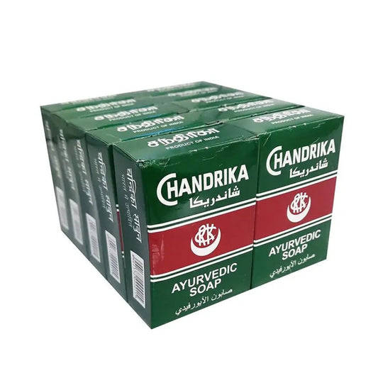 Chandrika Ayurvedic Soap Herbal Soap Moisturizing 75g x 10 Pcs | B.20040578 (NO/NE/NH)