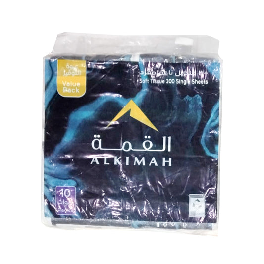 Al Kimah Tissue 300 Single Sheets X 10 Pack | B.99835774 (MO/MC/MR-TX)