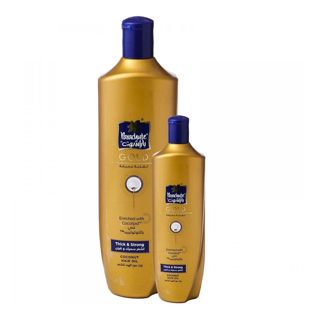 Parachute Gold Coconut Thick & Strong Hair Oil 400 ml +100 ml Free | B.8901088110266 (OCH-TX)