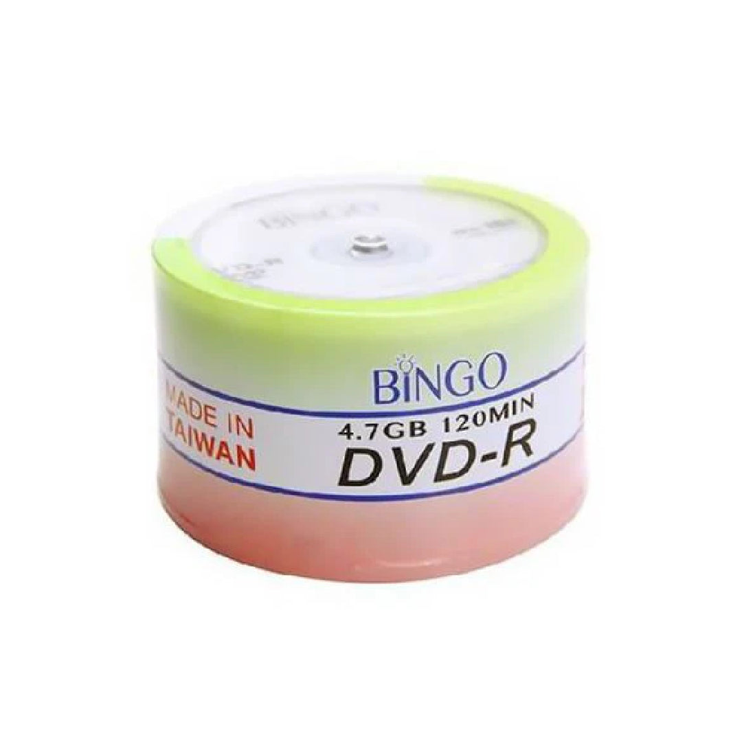 Bingo 4.7GB 120 Min DVD-R | 50PCS (XB/XP/FB)