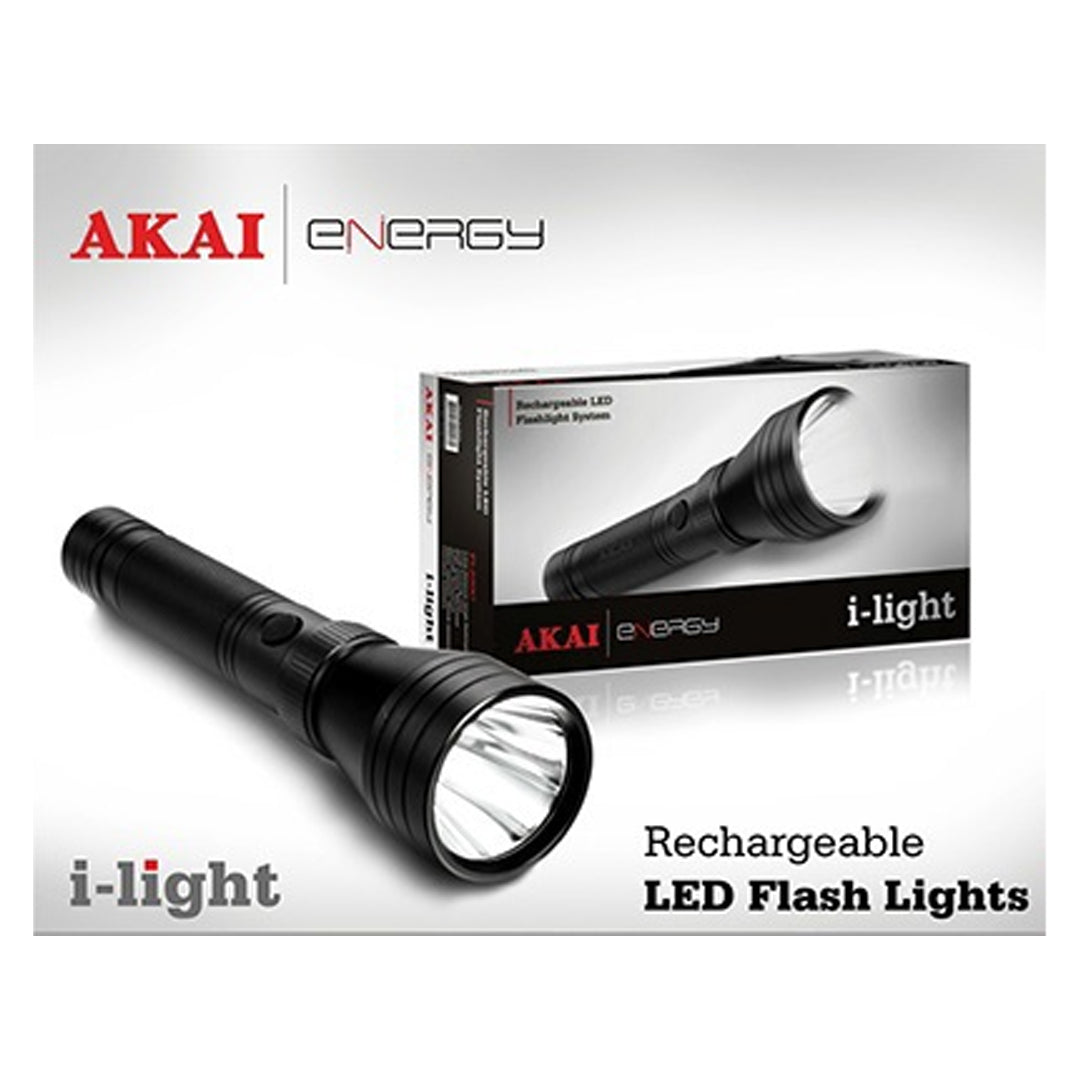 AKAI Rechargeable LED Flashlight | B.4440117220032 (EC-TX)