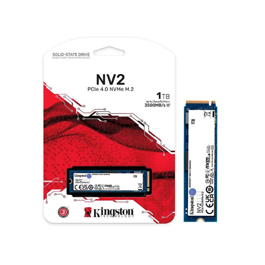 Kingstone NV2 PCle 4.0 NVMe M.2 - 1TB SSD - 3500MB/s (UUU/UXU/UTT)