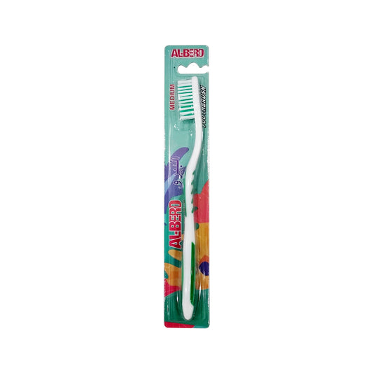 Albero Medium Toothbrush 12PCS | B.8464566940019 (SR-SM-SI-TX)