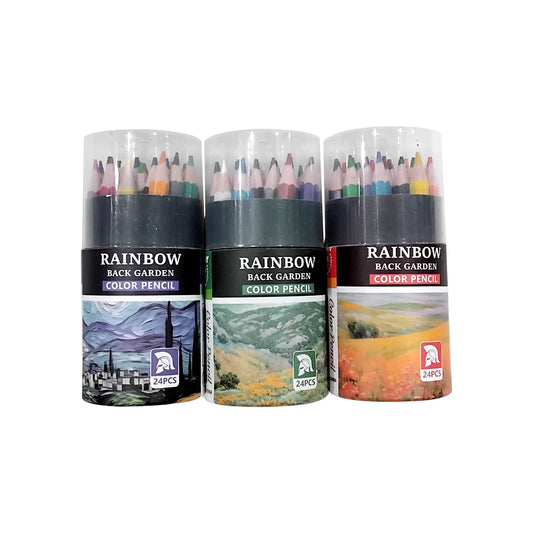 Rainbow Back Garden Color Pencil 24x3 Box | B.6940087034946 (SI-OS-OO-TX)