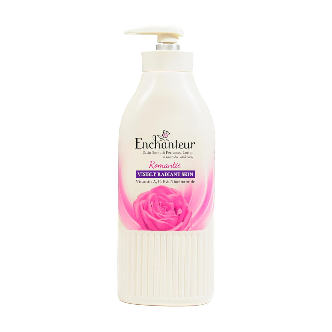 EnchantEUr Satin Smooth- Romantic Lotion With Aloe Vera & Olive Butter For Satin Smooth Skin, For All Skin Types, 500 Ml | B.8888202003829 (OCI-OHC-OHI)