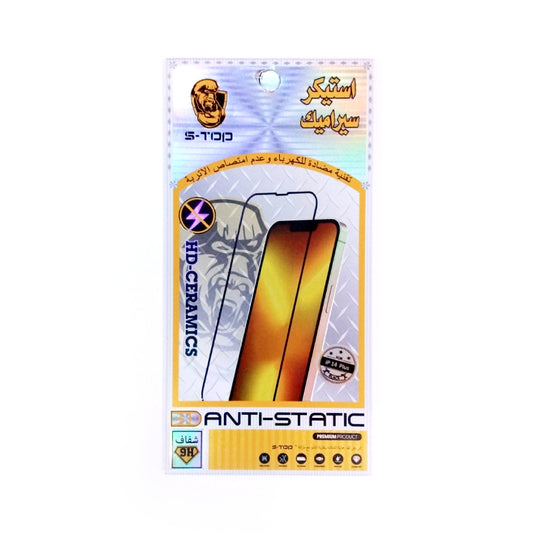 S-TOP HD-Ceramics Screen Protector Anti-Static | 6188 | IPhone 14 Plus (SB/SG/ON)