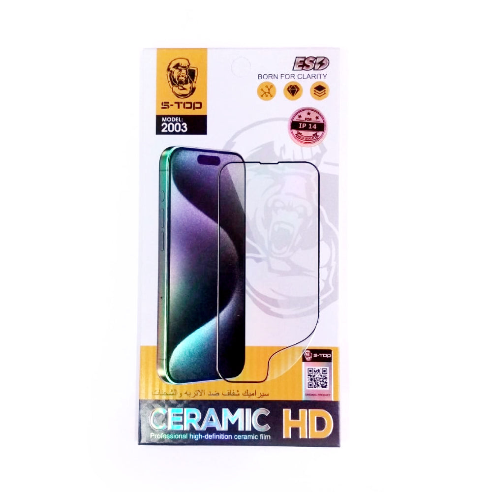 S-TOP HD-Ceramics Film Screen Protector | 2003 | IPhone 14 (SB/SG/ON)