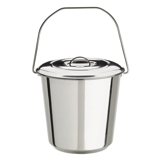 Stainless Steel Leak Proof Water Bucket With Lid 12 L | B.20047020 (NA-NM-ES)