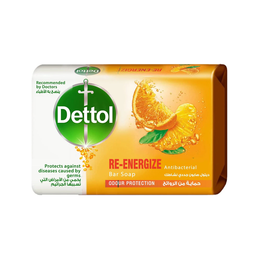 DETTOL SOAP BAR RE- ENERGIZE 115G X 4PCS | B.99852634 (OAH/ORS/ORH)