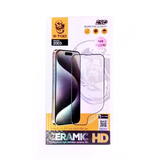 S-TOP HD-Ceramics Film Screen Protector | 2003 | IPhone 13 Pro (SB/SG/ON)