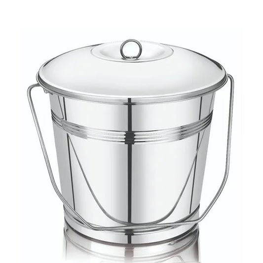 Stainless Steel Leak Proof Water Bucket With Lid 20 L | B.20047403 (EH-EM-CS)