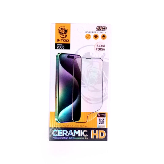 S-TOP HD-Ceramics Film Screen Protector | 2003 | IPhone Xs Max (SB/SG/ON)