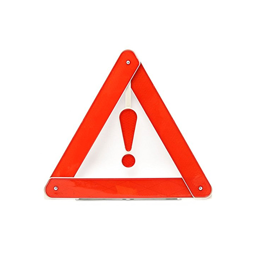Generic PVC Rear Warning Board Stop Vehicle Danger Reflective Safety Triangle Car Sign | B.99894955 (IN/IR/OSO)