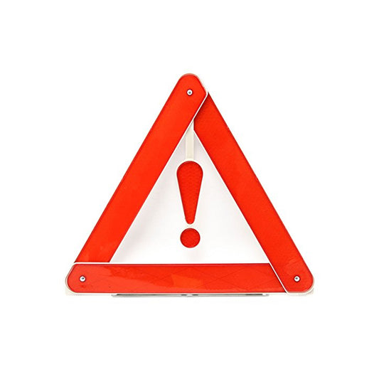 Generic PVC Rear Warning Board Stop Vehicle Danger Reflective Safety Triangle Car Sign | B.99894955 (IN/IR/OSO)