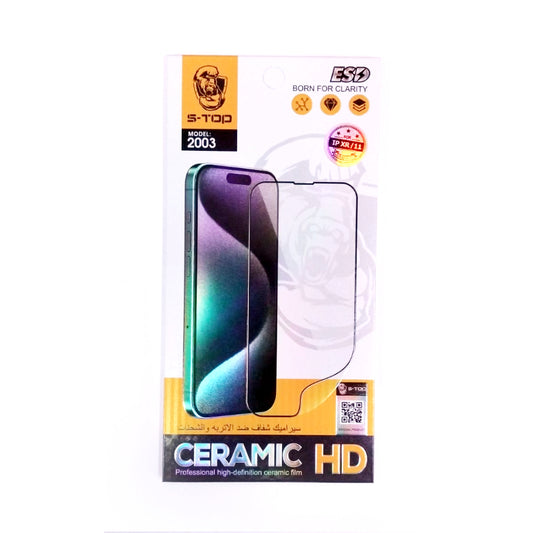 S-TOP HD-Ceramics Film Screen Protector | 2003 | IPhone XR (SB/SG/ON)