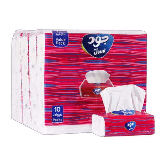 Joud Tissue 180 Sheets X 2PLY 10 Packs | B.99824525 (IR/OSS/OSH-TX)