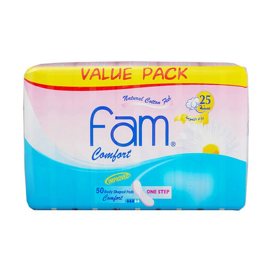 Fam Pads Comfort One Step - 50 Pcs | B.6281017220283 (HA/HI/RS-TX)