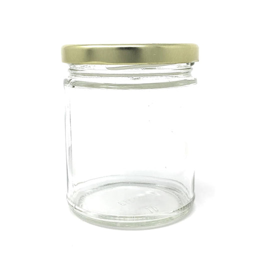 Glass Jar with GOLD LID 212 ML | B.20046793 (OI-NO-NE)