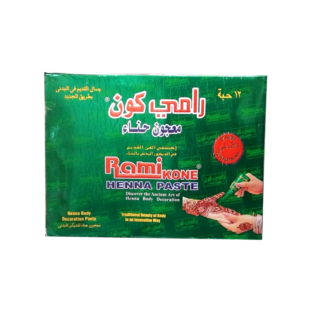 Rami Kone Henna Paste 12Pcs | B.20041230 (EA/EI/CO)