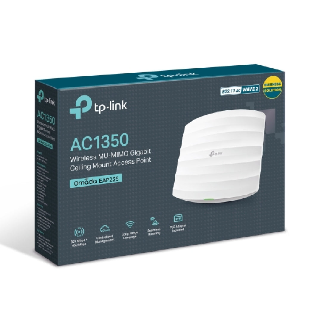 tp-link Omada AC1350 Wireless MU-MIMO Gibabit Ceiling Mount Access Point (EOS/EOH/EAI)