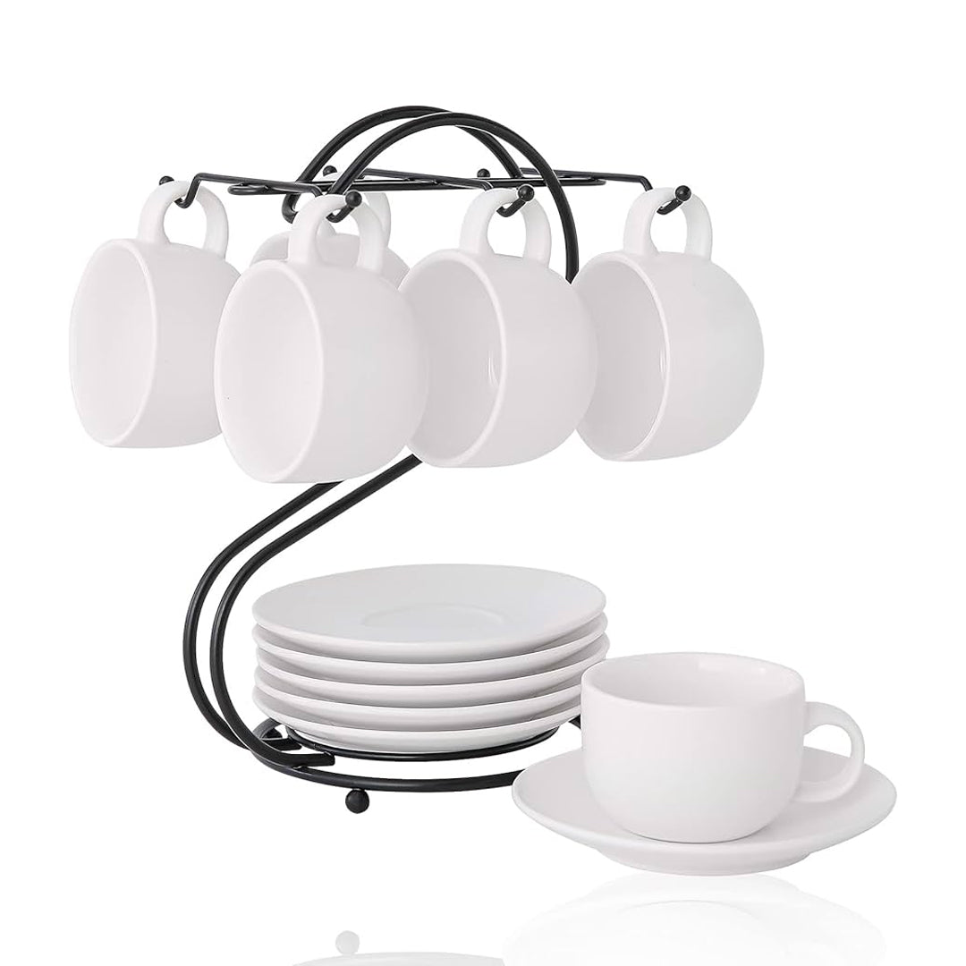 90 CC Cup & Saucer 6+6 on Stand | B.99933074 (OM-NS-NN-TX)