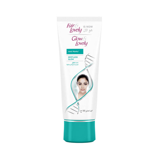 Glow & Lovely Formerly Fair & Lovely Face Cream With Vita Glow Anti Marks For Glowing Skin 100G | B.20044598 (NOM/NNC/NEC-TX)