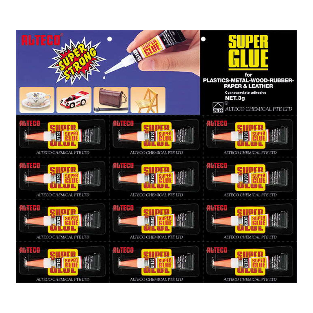 Super Glue – Alteco 3g X 12PCS | B.20044260 (NO/NN/NE)