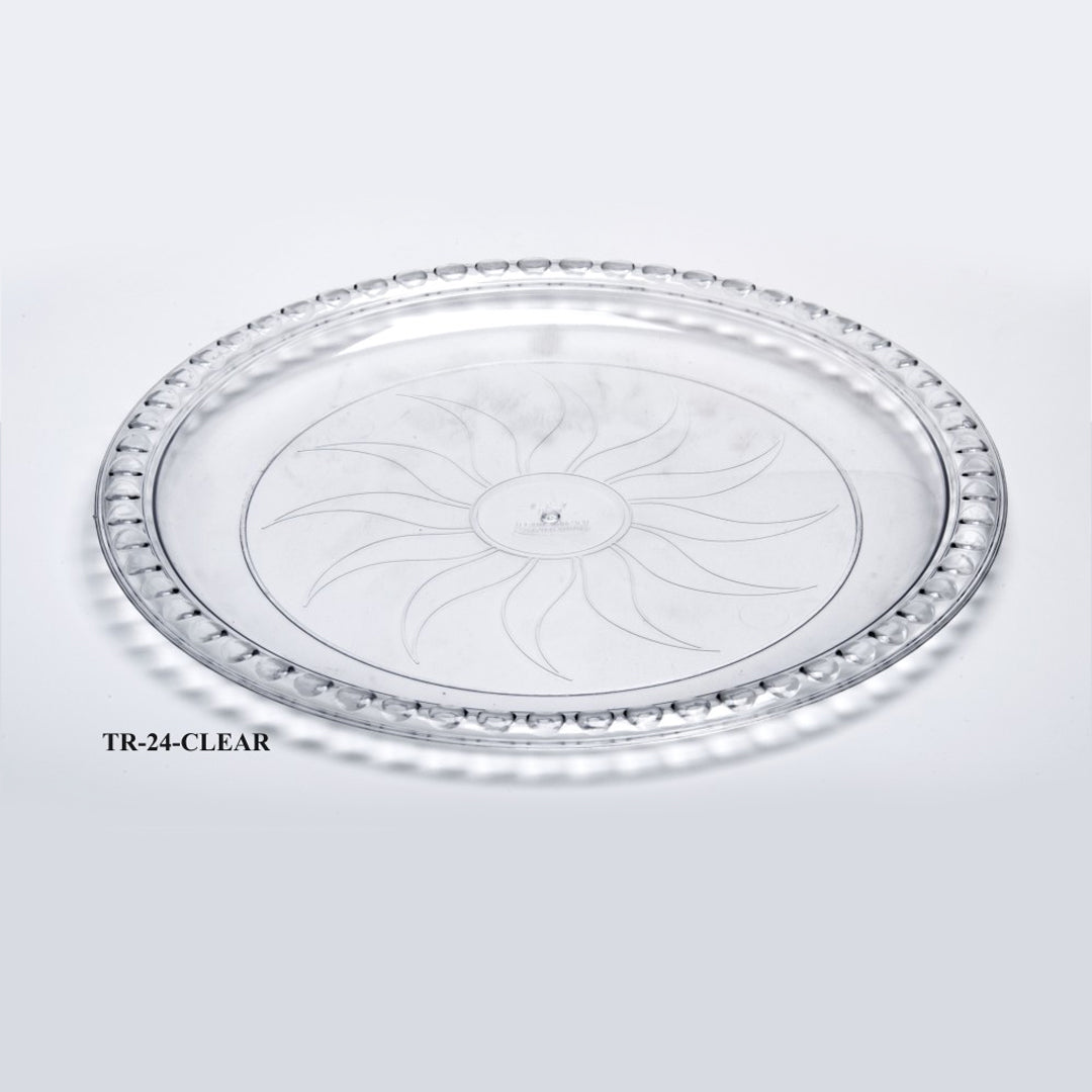 Plate Clear (TR-24) 24cm 12PCS | B.99939380 (OES/OEH/OCS-TX)