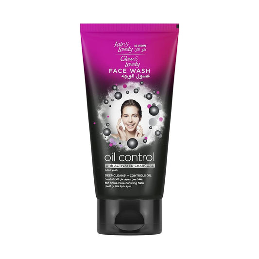 Glow & Lovely Formerly Fair & Lovely Face Wash With Activated Charcoal Oil Control To Deep Clean* + Control Oil 150Ml | B.20041987 (NEA/NCR/NHI-TX)