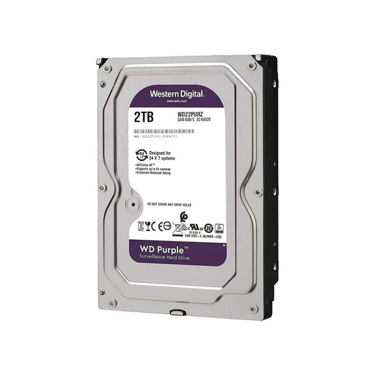 Western Digital Hard Disk 2TB WD23PURZ SATA 6Gb/s (UFV/UHV/NTT)