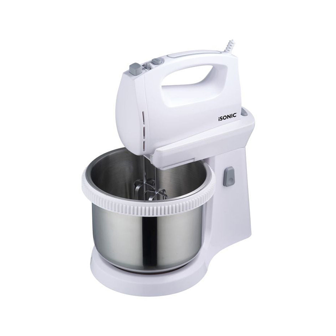 iSonic 3.2L Electric Stand Mixer, 300W, IM 732, White/Silver | B.6291105457323 (OHH-TX)
