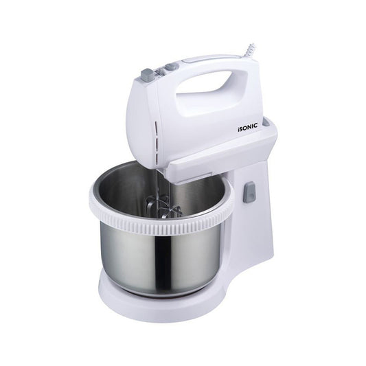 iSonic 3.2L Electric Stand Mixer, 300W, IM 732, White/Silver | B.6291105457323 (OHH-TX)