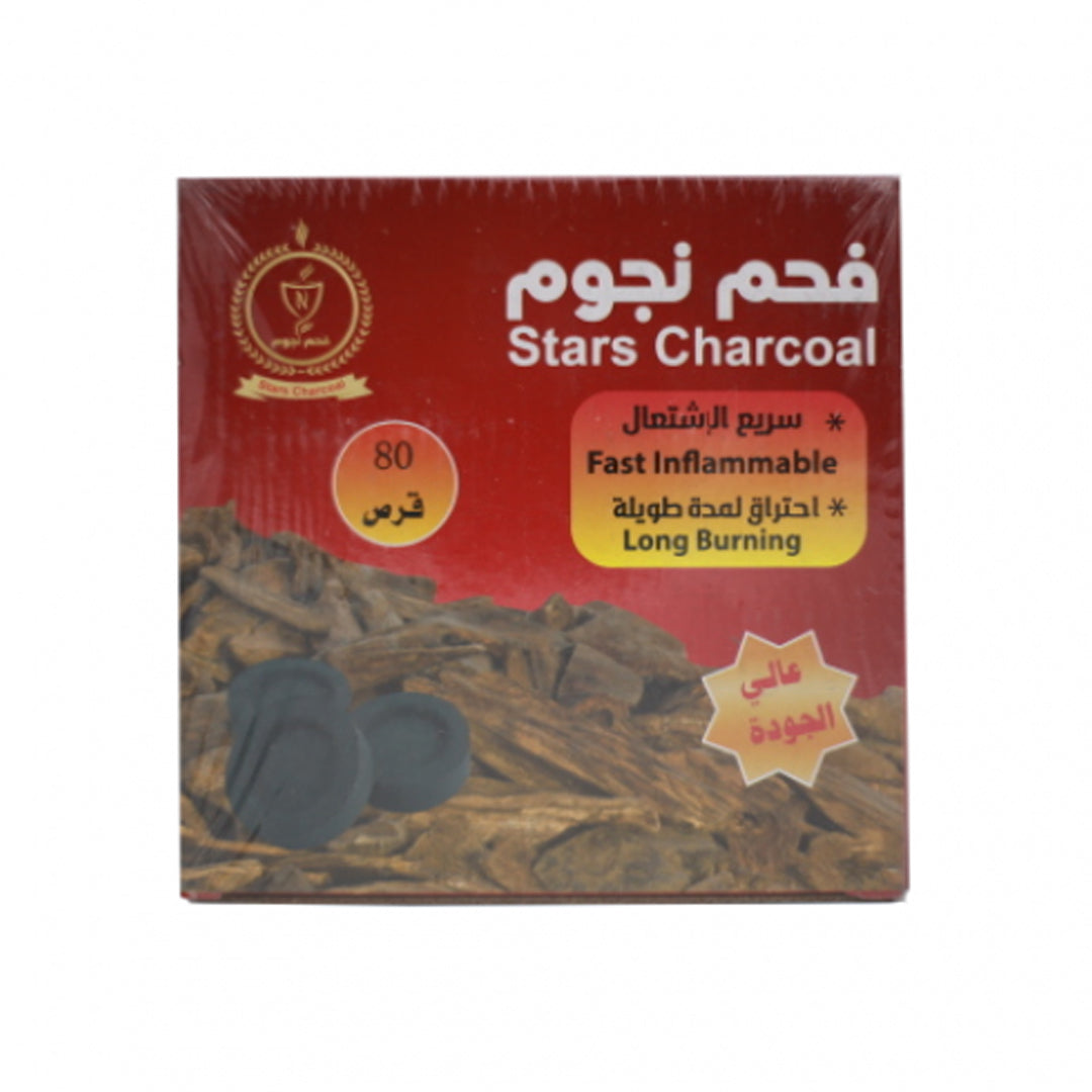 High quality star charcoal, Fast Inflammable, Long Burning, 80 round tablets