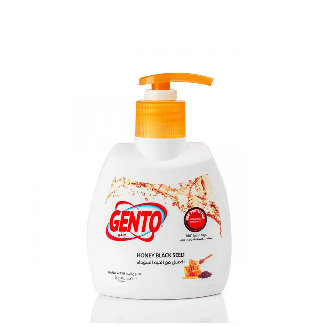 GENTO Liquid Hand Soap Honey With Black Seed 200 ml | B.20052215 (RE-RH-RR-TX)